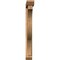 Ekena Millwork Funston Slat Smooth Bracket w/ Offset Brace, Western Red Cedar, 5 1/2"W x 42"D x 48"H BKT0604X42X48FST06SWR - alternate 2
